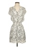 Rails Animal Print Ivory Cocktail Dress Size S - photo 1