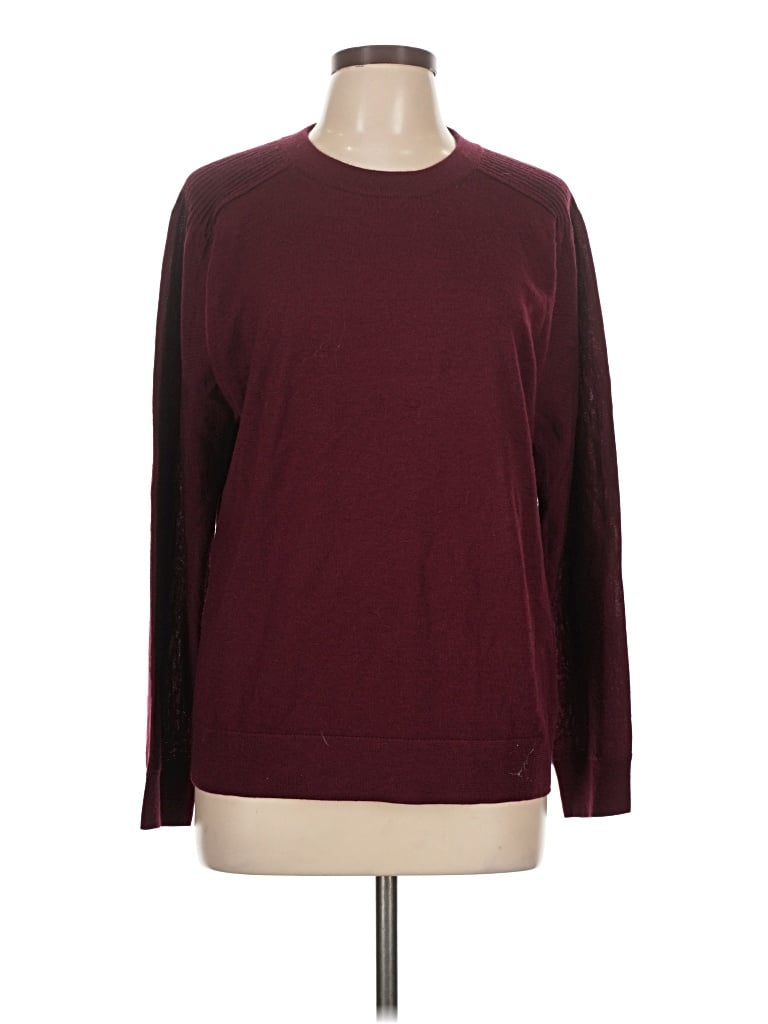 Pre-owned Talbots Sweatshirt In Burgundy