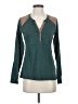 Assorted Brands Teal Long Sleeve Henley Size S - photo 1