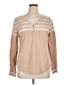 Shein Tan Long Sleeve Blouse Size XL - photo 1