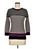 J.Crew 100% Merino Wool Chevron-herringbone Black Wool Pullover Sweater Size M - photo 1