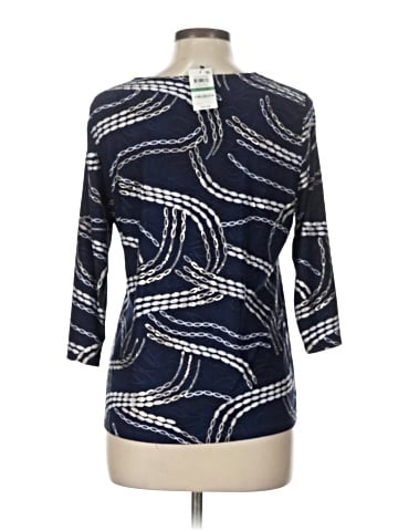 JM Collection 3/4 Sleeve Top (view 2)
