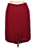 Tahari 100% Polyester Solid Burgundy Formal Skirt Size 14 - photo 2