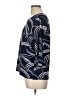 JM Collection Blue 3/4 Sleeve Top Size L (petite) - photo 5