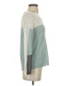 Nic + Zoe Color Block Teal Pullover Sweater Size S (petite) - photo 4