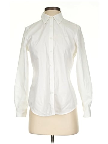 Jones New York Signature Long Sleeve Button-Down Shirt (view 1)