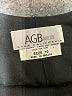 AGB 100% Polyester Black Cocktail Dress Size 10 - photo 7