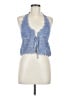 Shein 100% Viscose Blue Tank Top Size 6 - photo 1