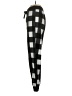 Aero 100% Polyester Checkered-gingham Black Casual Pants Size S - photo 5