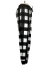 Aero 100% Polyester Checkered-gingham Black Casual Pants Size S - photo 4