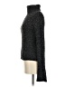 J.Crew Metallic Black Turtleneck Sweater Size XS - photo 5
