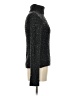 J.Crew Metallic Black Turtleneck Sweater Size XS - photo 4
