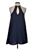 Everly 100% Polyester Solid Blue Casual Dress Size XS - photo 2