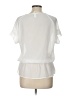Christopher & Banks 100% Polyester Ivory Short Sleeve Blouse Size L (petite) - photo 2