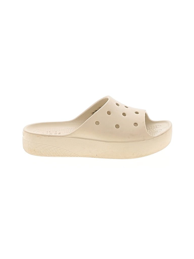 Pre-owned Crocs Sandals In White