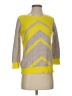 Wallace Chevron-herringbone Yellow Pullover Sweater Size XS - photo 1