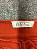 Kasper 100% Polyester Red Long Sleeve Blouse Size 0X (estimated) - photo 7