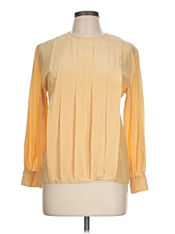 Spenser Jeremy Long Sleeve Silk Top (view 1)