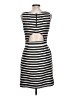 Halogen Stripes Black Casual Dress Size 10 - photo 2