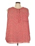 Premise Studio 100% Polyester Red Sleeveless Blouse Size 3X - photo 1