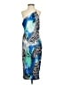 Codigo Graphic Blue Cocktail Dress Size S (estimated) - photo 1
