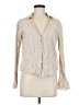 Zara Ivory Long Sleeve Blouse Size M - photo 1