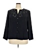 Dana Kay 100% Polyester Black 3/4 Sleeve Blouse Size 20 - photo 1