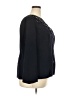 Dana Kay 100% Polyester Black 3/4 Sleeve Blouse Size 20 - photo 4