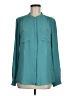 Forever 21 Plus 100% Polyester Teal Long Sleeve Blouse Size Med Plus - photo 1