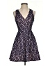 Aqua 100% Polyester Paisley Blue Cocktail Dress Size XS - photo 1