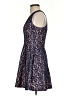 Aqua 100% Polyester Paisley Blue Cocktail Dress Size XS - photo 5