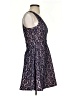 Aqua 100% Polyester Paisley Blue Cocktail Dress Size XS - photo 4