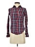 Aeropostale Plaid Red Long Sleeve Button-Down Shirt Size XS - photo 1