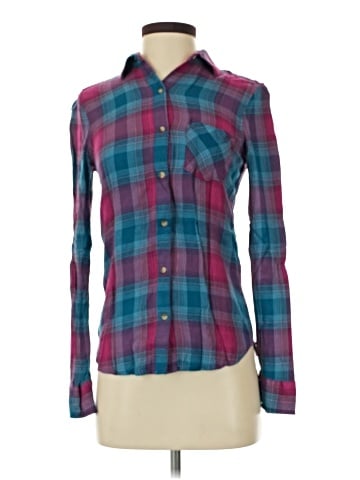 Aeropostale Long Sleeve Button-Down Shirt (view 1)