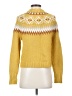 American Eagle Outfitters Chevron-herringbone Yellow Pullover Sweater Size XS - photo 2
