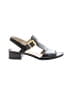 Salvatore Ferragamo Gray Brown Sandals Size 9 1/2 (narrow) - photo 1