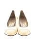 Salvatore Ferragamo 100% Leather Ivory Tan Heels Size 8 - photo 2