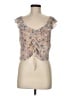 ASTR The Label 100% Polyester Tan Sleeveless Blouse Size M - photo 1