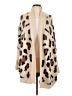 Boston Proper Animal Print Tan Cardigan Size Med - Lg - photo 1