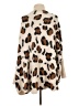 Boston Proper Animal Print Tan Cardigan Size Med - Lg - photo 2