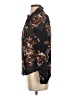 Frenchi 100% Polyester Floral Black Long Sleeve Blouse Size XS - photo 5