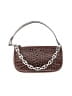 by FAR 100% Leather Animal Print Brown Satchel One size - photo 1