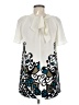Harold's Ivory Short Sleeve Blouse Size M - photo 2