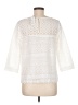 Joie 100% Polyester Ivory 3/4 Sleeve Blouse Size M - photo 2