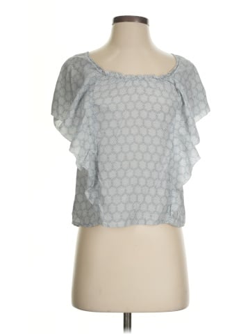 Moulinette Soeurs Short Sleeve Silk Top (view 1)