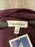 Calvin Klein 100% Polyester Burgundy Long Sleeve Blouse Size S - photo 7