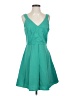 Adelyn Rae 100% Polyester Solid Teal Casual Dress Size S - photo 1