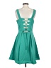Adelyn Rae 100% Polyester Solid Teal Casual Dress Size S - photo 2