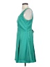Adelyn Rae 100% Polyester Solid Teal Casual Dress Size S - photo 5