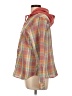 Made With Love Plaid Orange Long Sleeve Button-Down Shirt Size L - photo 5